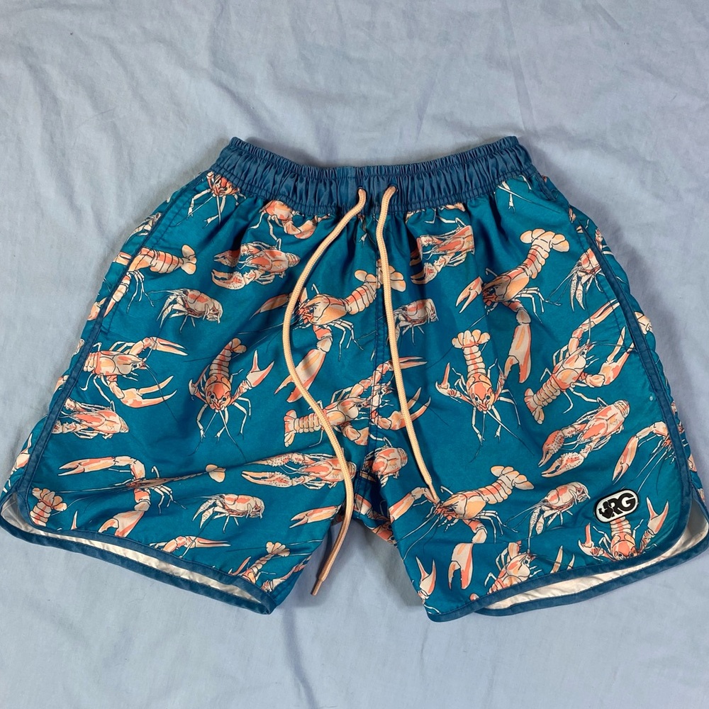 Rowdy Gentleman Lobster Swim Trunks